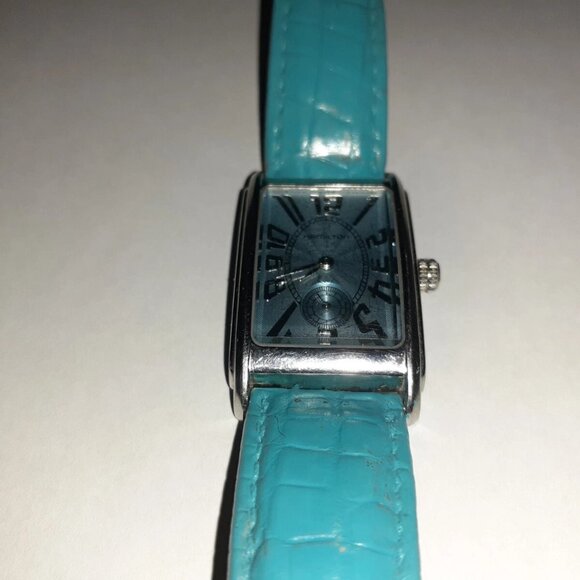HAMILTON-Ardmore H114110-Analog Wristwatch-Rare Silver Blue Dial/Blue Strap-EX - Picture 4 of 11
